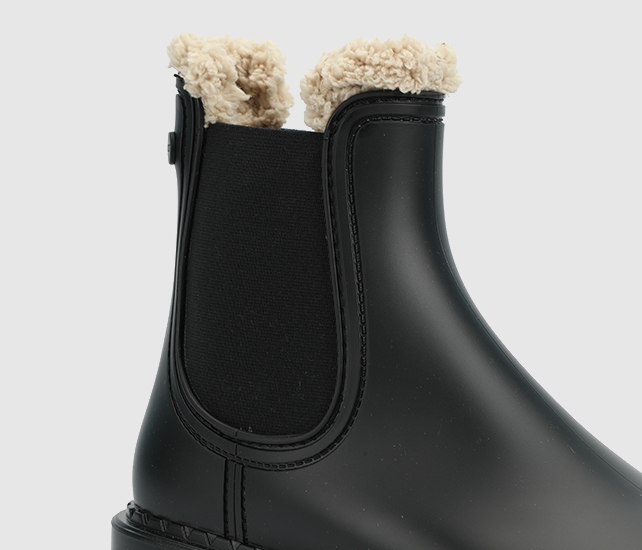 Siyah Kadın Yağmur Botu - Görsel 6