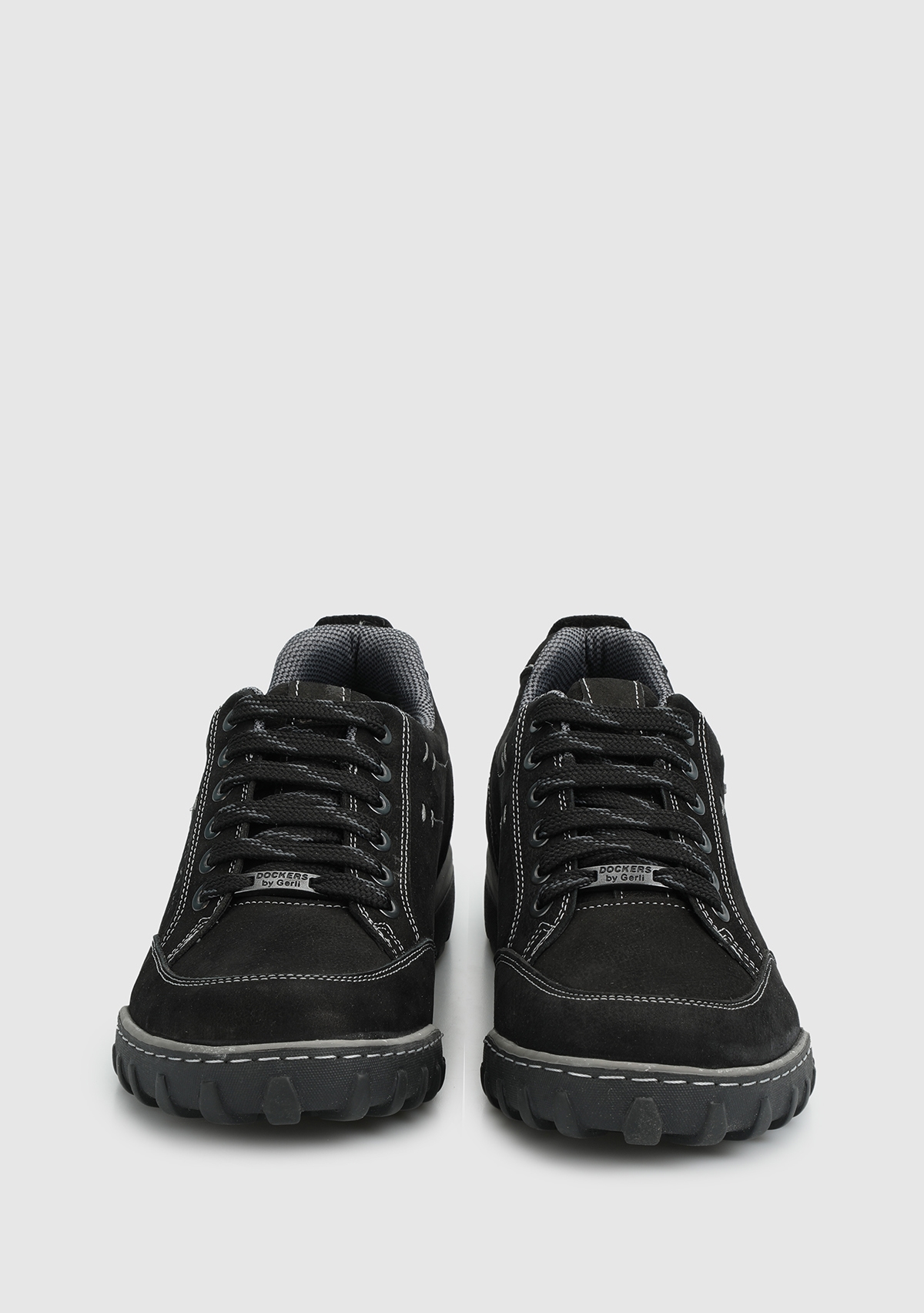 Siyah Deri Erkek Outdoor Ayakkabı - Görsel 4