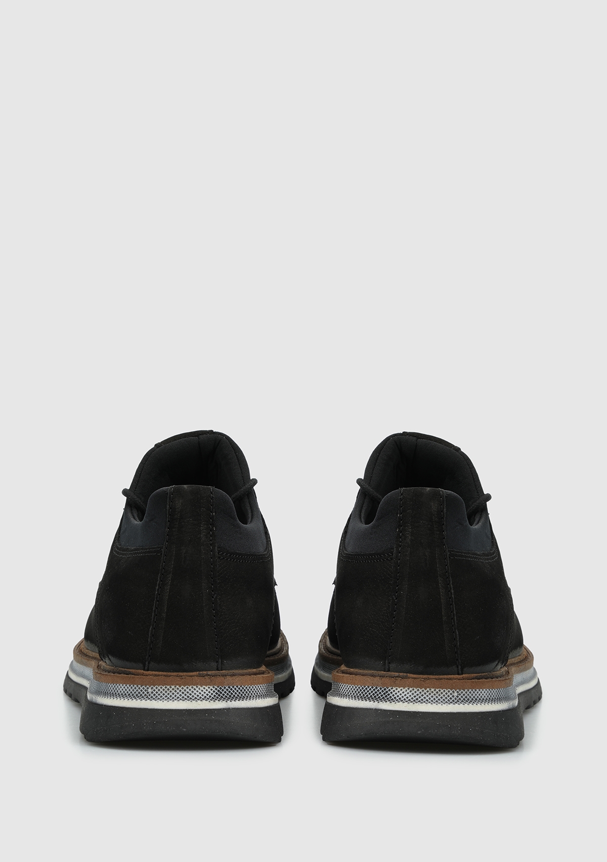 Siyah Deri Erkek Ayakkabı - Görsel 5