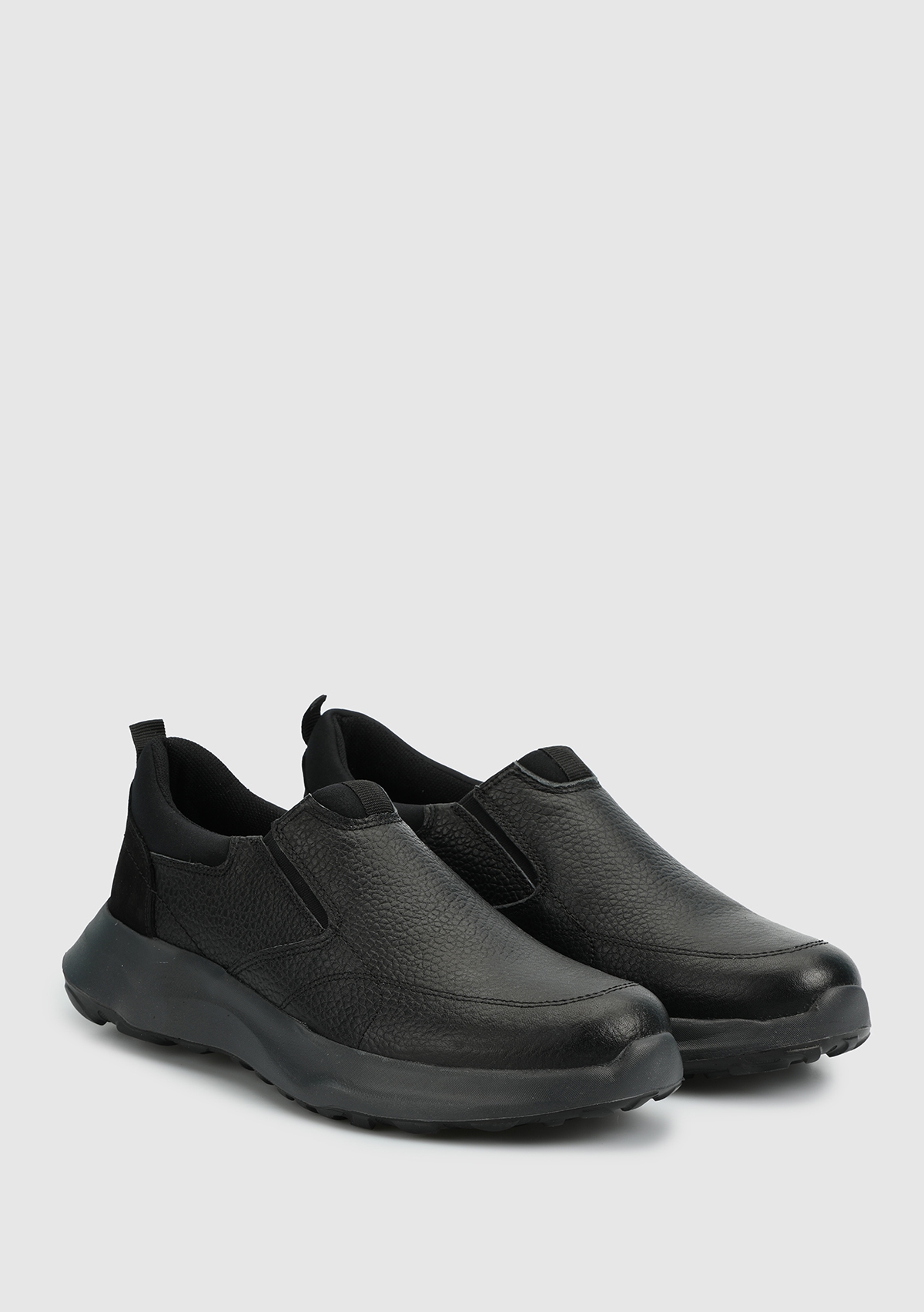 Siyah Deri Erkek Ayakkabı - Görsel 3