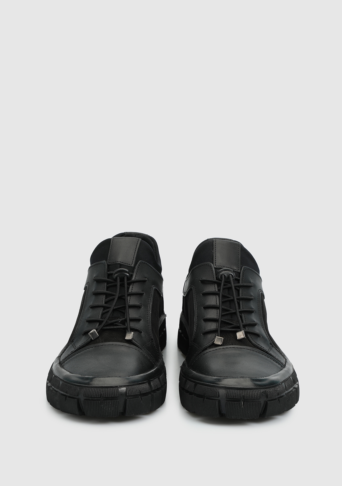 Siyah Deri Erkek Ayakkabı - Görsel 4