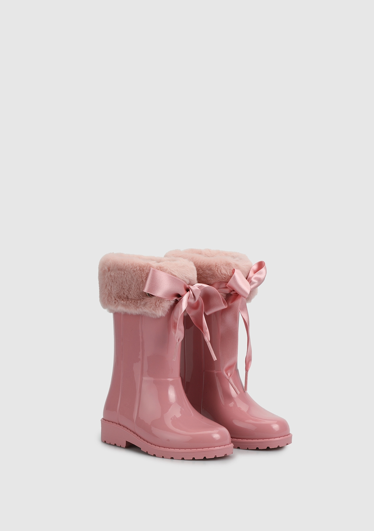 Fuşya Kız Çocuk Yağmur Botu - Görsel 3