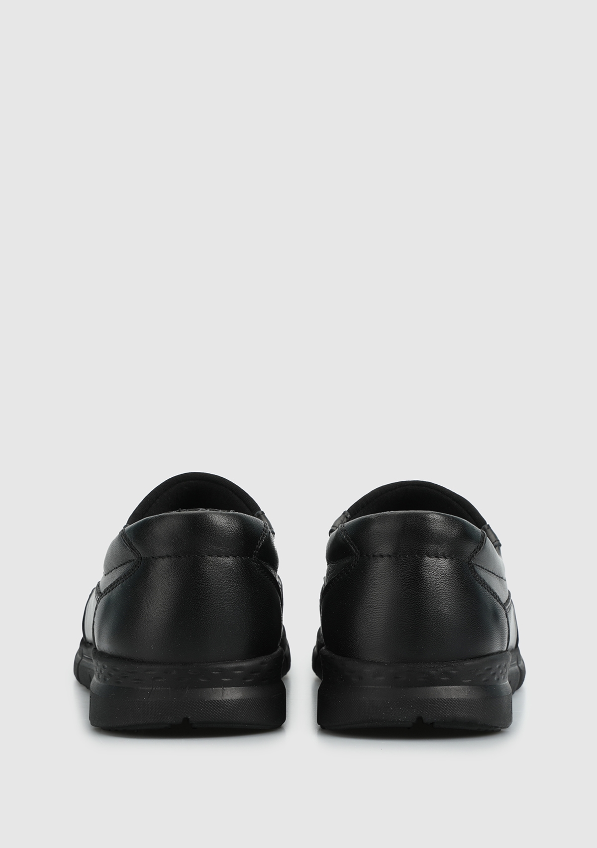 Siyah Deri Kadın Ayakkabı - Görsel 5