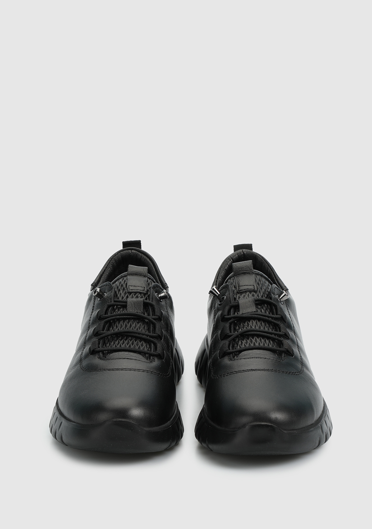 Siyah Deri Kadın Ayakkabı - Görsel 4