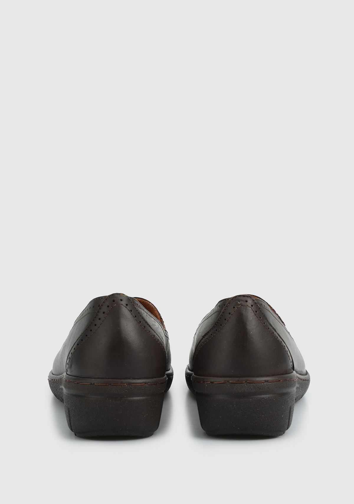 Kahve Deri Kadın Ayakkabı - Görsel 5