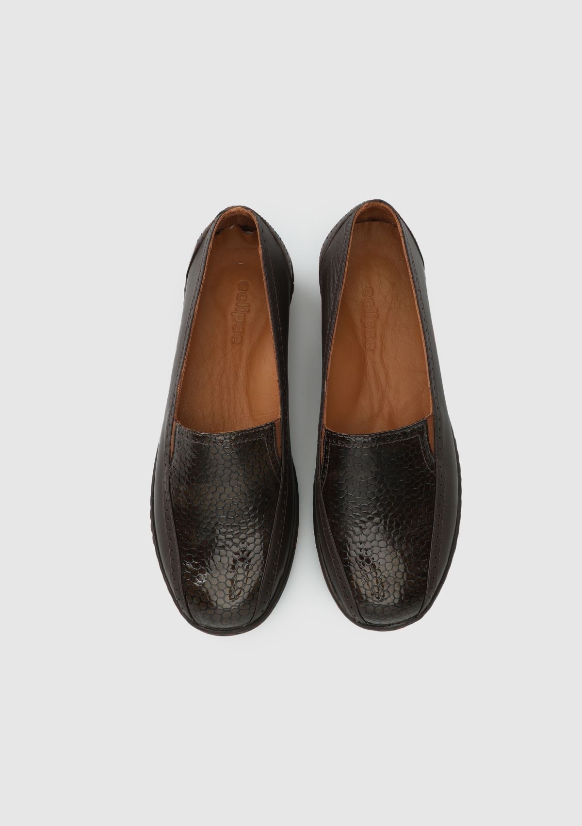 Kahve Deri Kadın Ayakkabı - Görsel 6