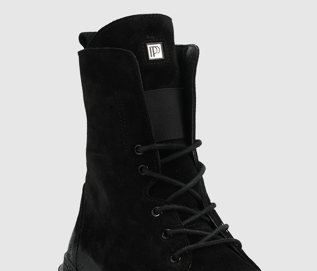 Siyah Deri Erkek Bot - Görsel 6