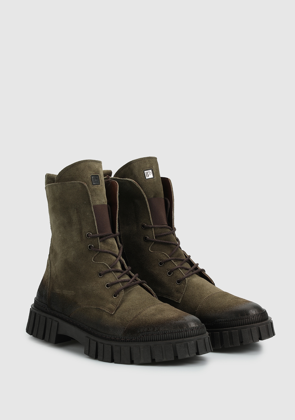 Haki Deri Erkek Bot - Görsel 3