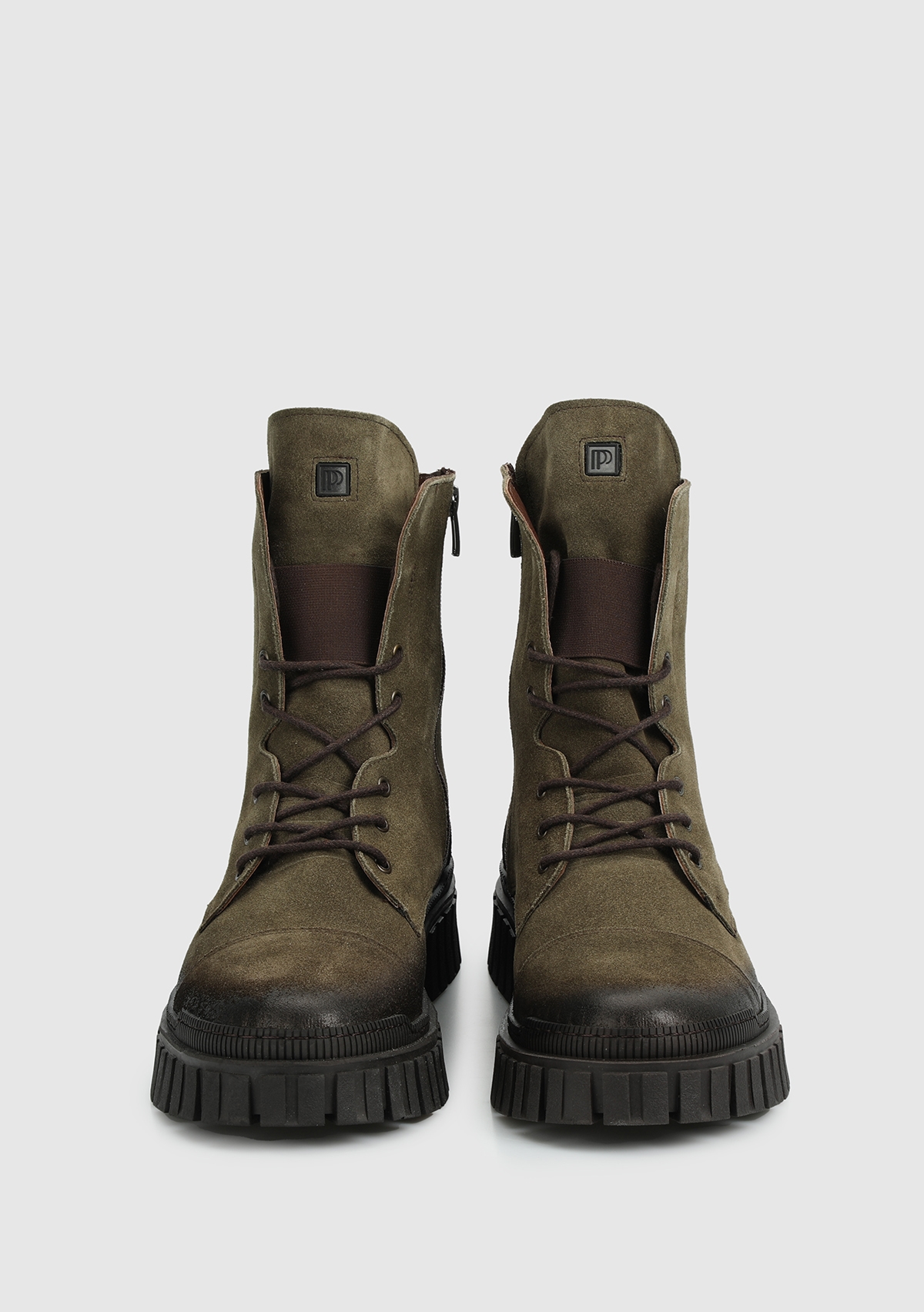 Haki Deri Erkek Bot - Görsel 4