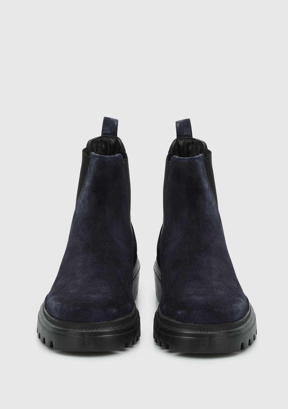 Lacivert Deri Erkek Bot - Görsel 4