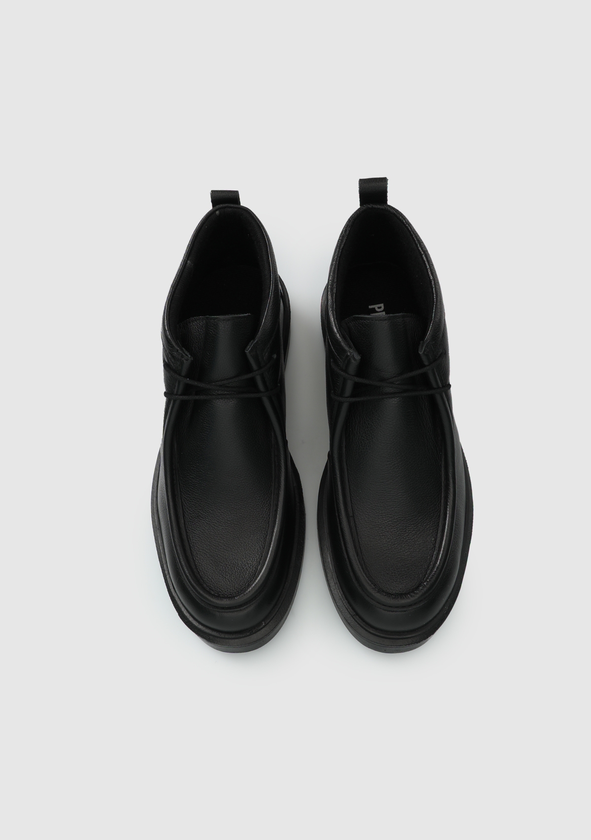 Siyah Deri Erkek Bot - Görsel 6