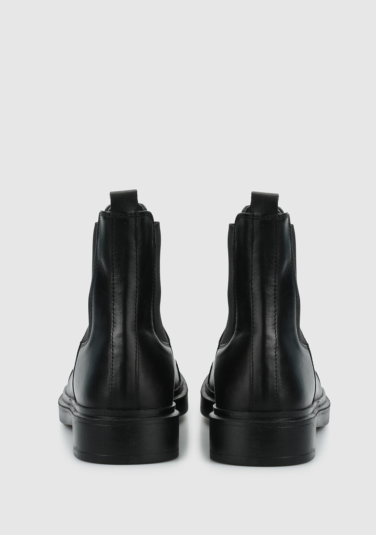 Siyah Deri Erkek Bot - Görsel 5
