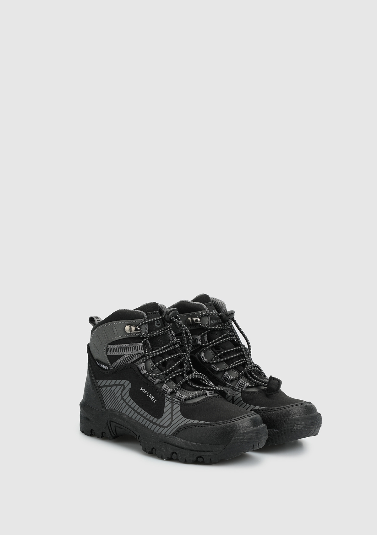 TOMAS Siyah-Koyu Gri Outdoor Bot - Görsel 3