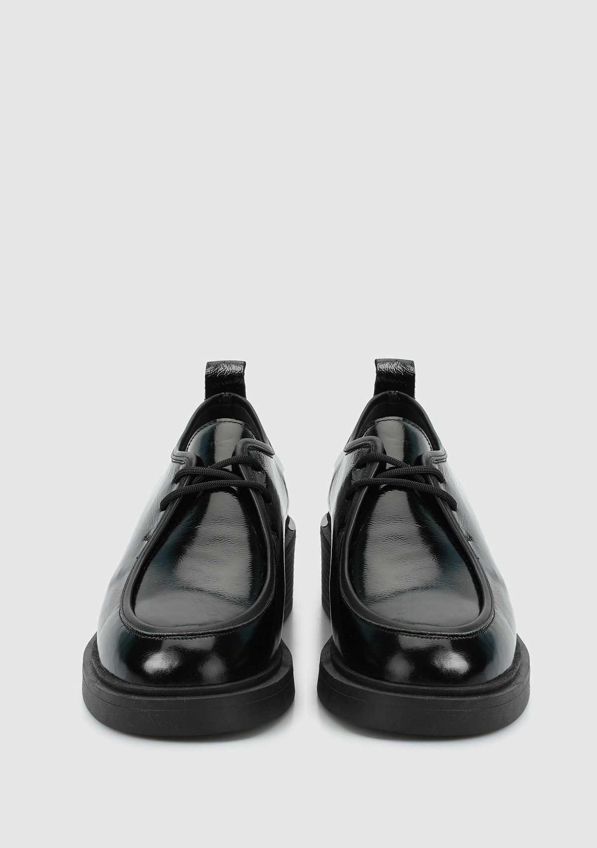 Siyah Deri Kadın Ayakkabı - Görsel 4