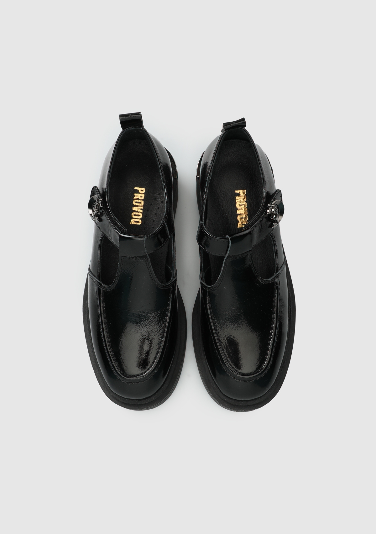 Siyah Deri Kadın Ayakkabı - Görsel 6