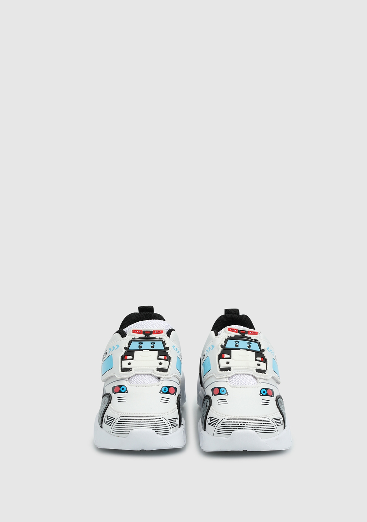 Beyaz-Siyah Sneaker - Görsel 4