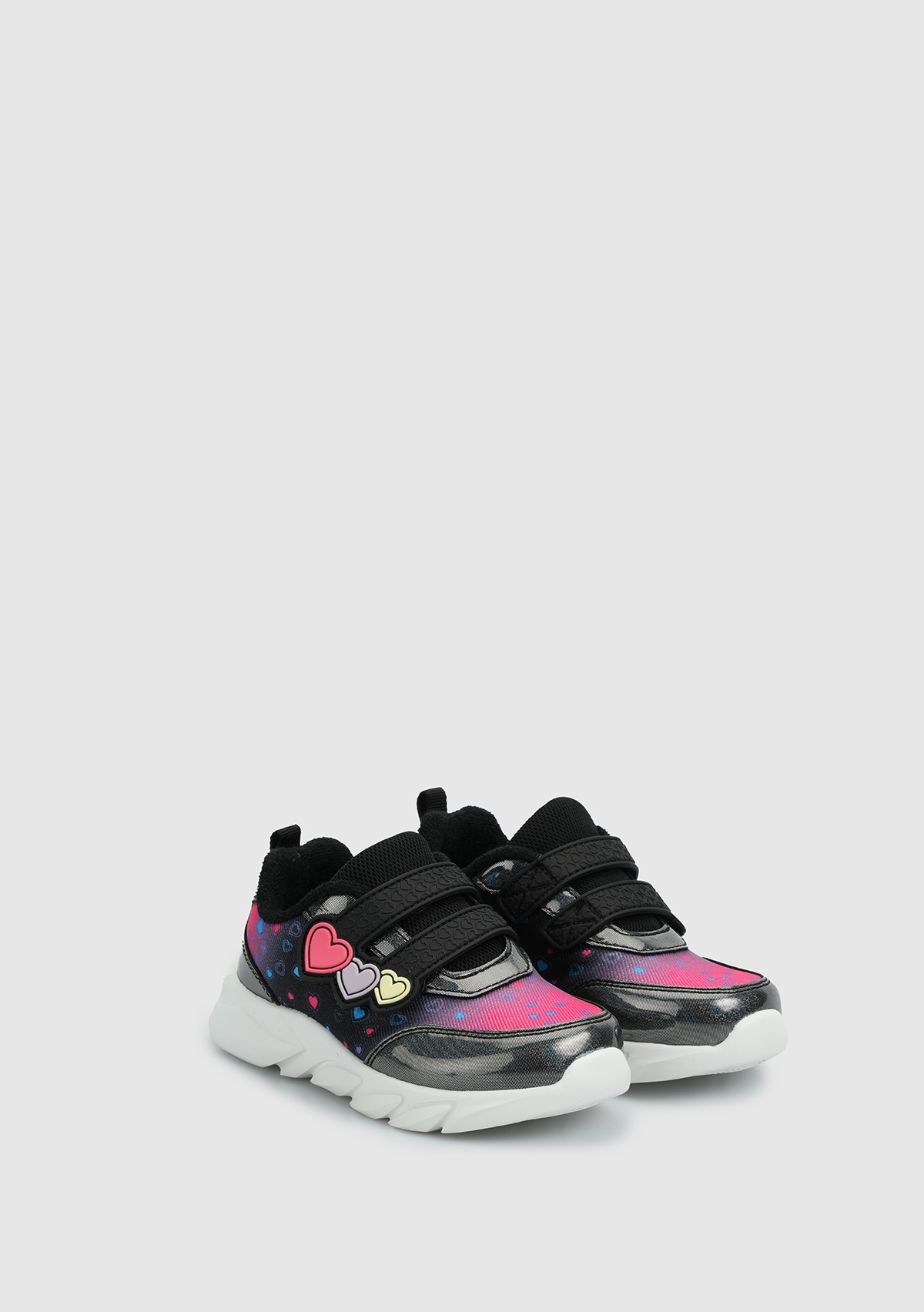 Bow Siyah Kız Çocuk Sneaker - Görsel 3