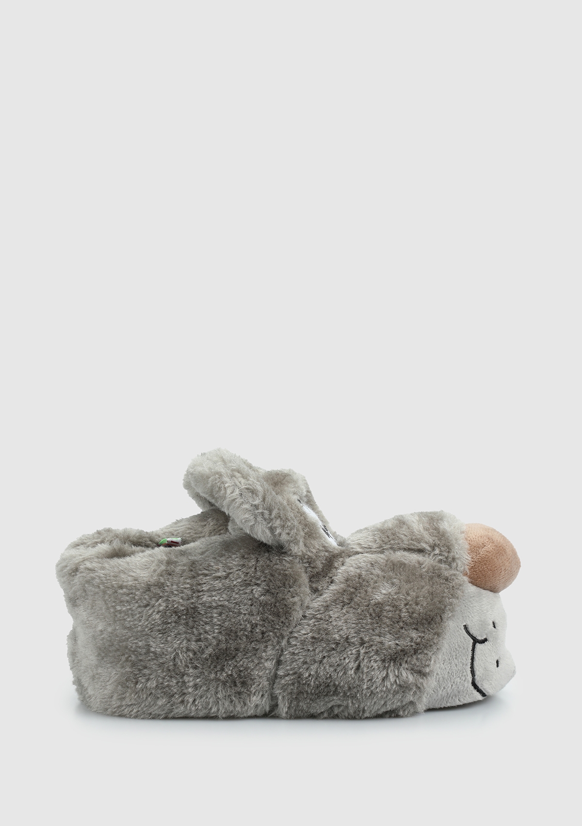 Gri Erkek Çocuk Ev Terliği - Görsel 3