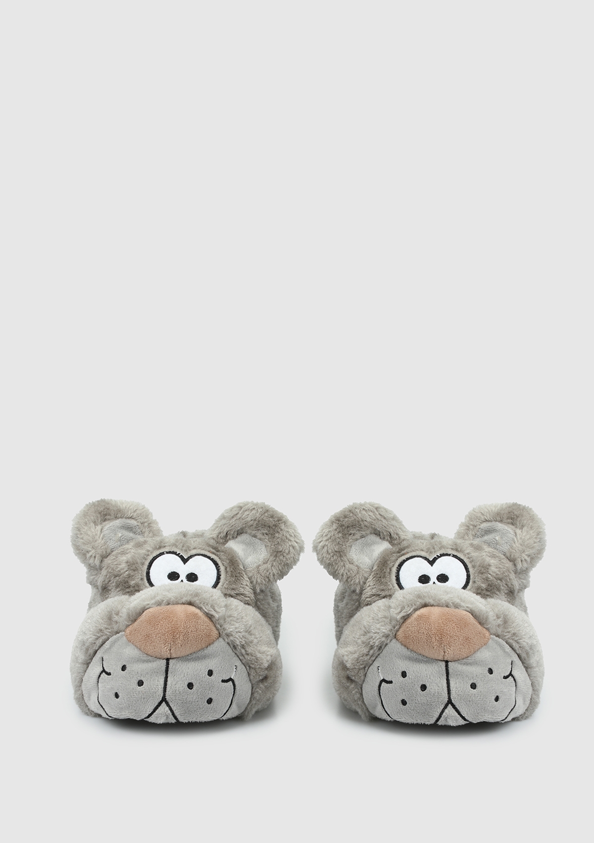 Gri Erkek Çocuk Ev Terliği - Görsel 4