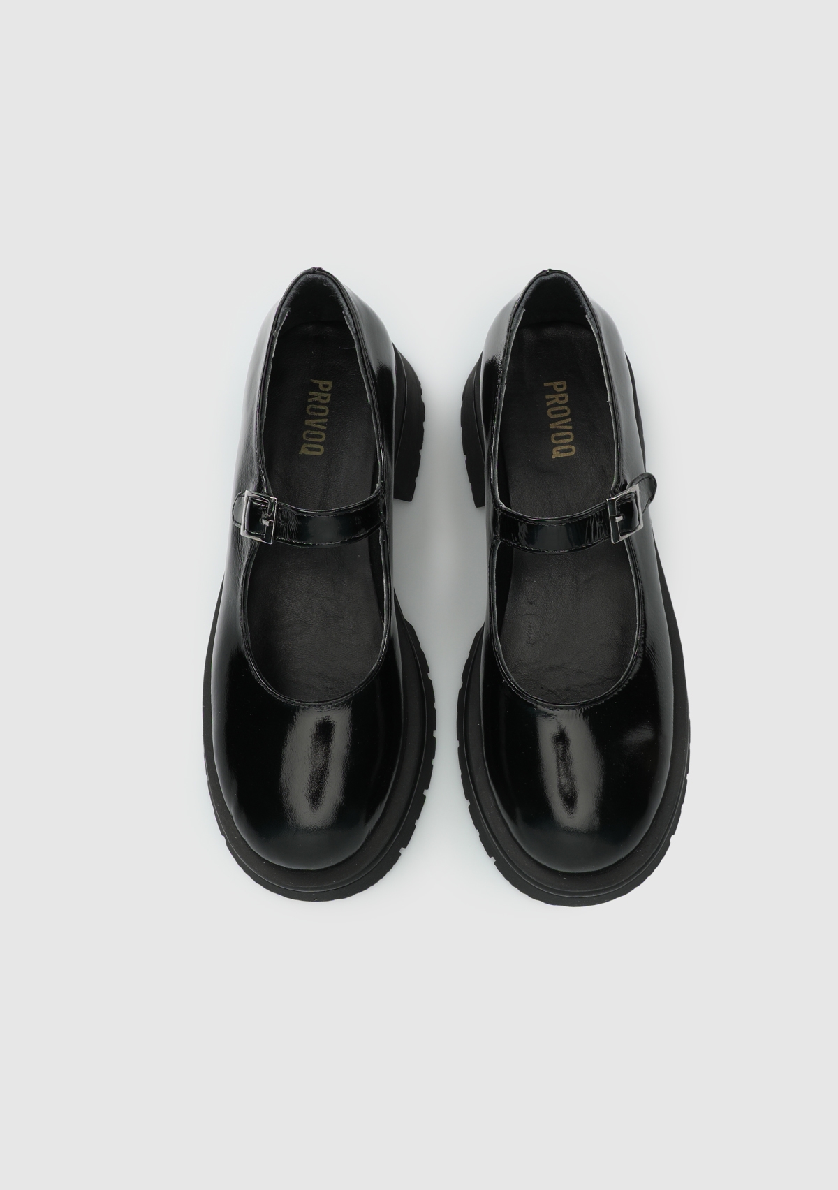 Siyah Deri Kadın Ayakkabı - Görsel 6