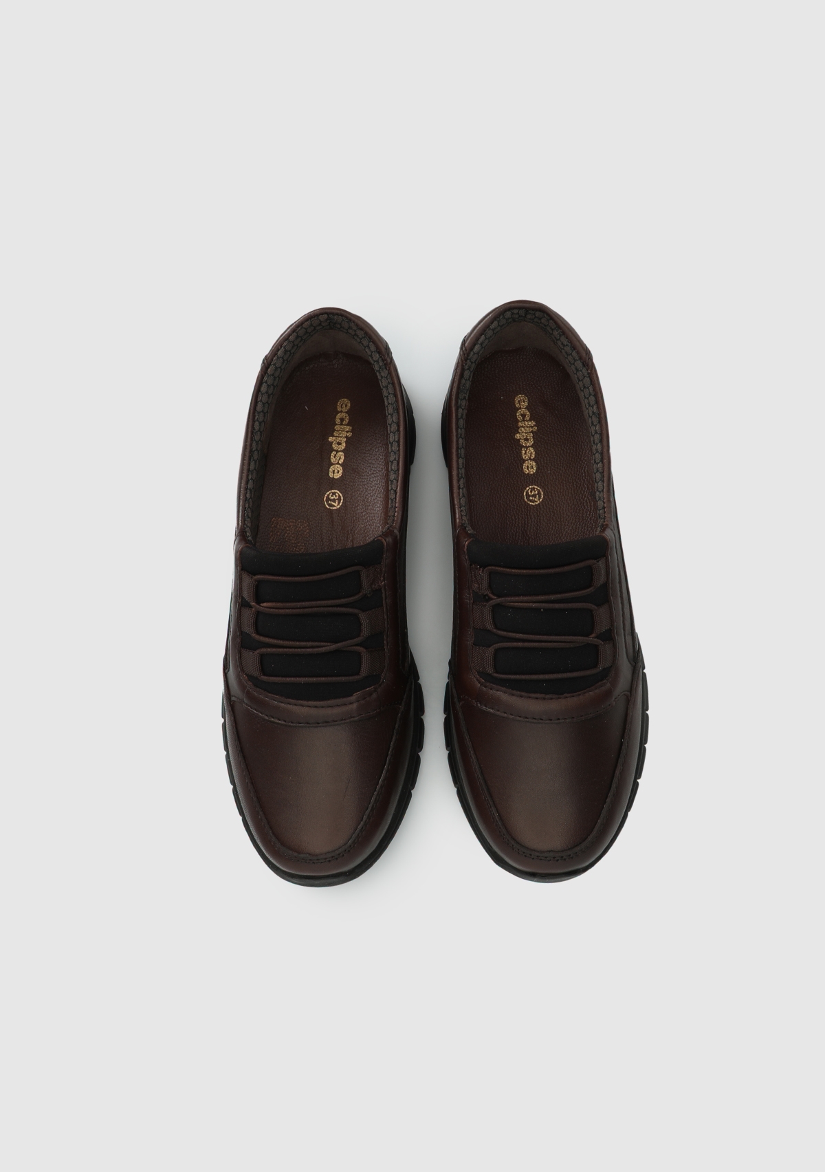 Kahve Deri Kadın Ayakkabı - Görsel 6