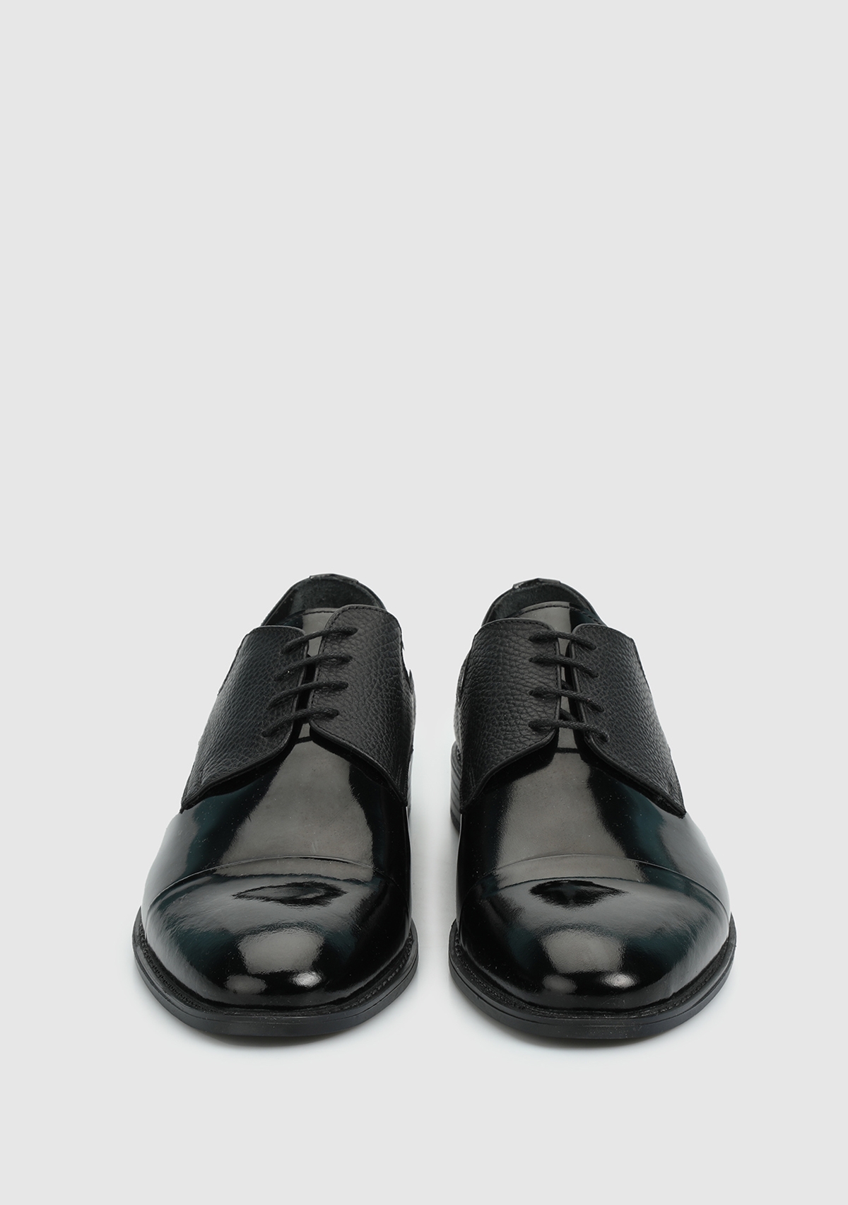 Siyah Deri Erkek Ayakkabı - Görsel 4