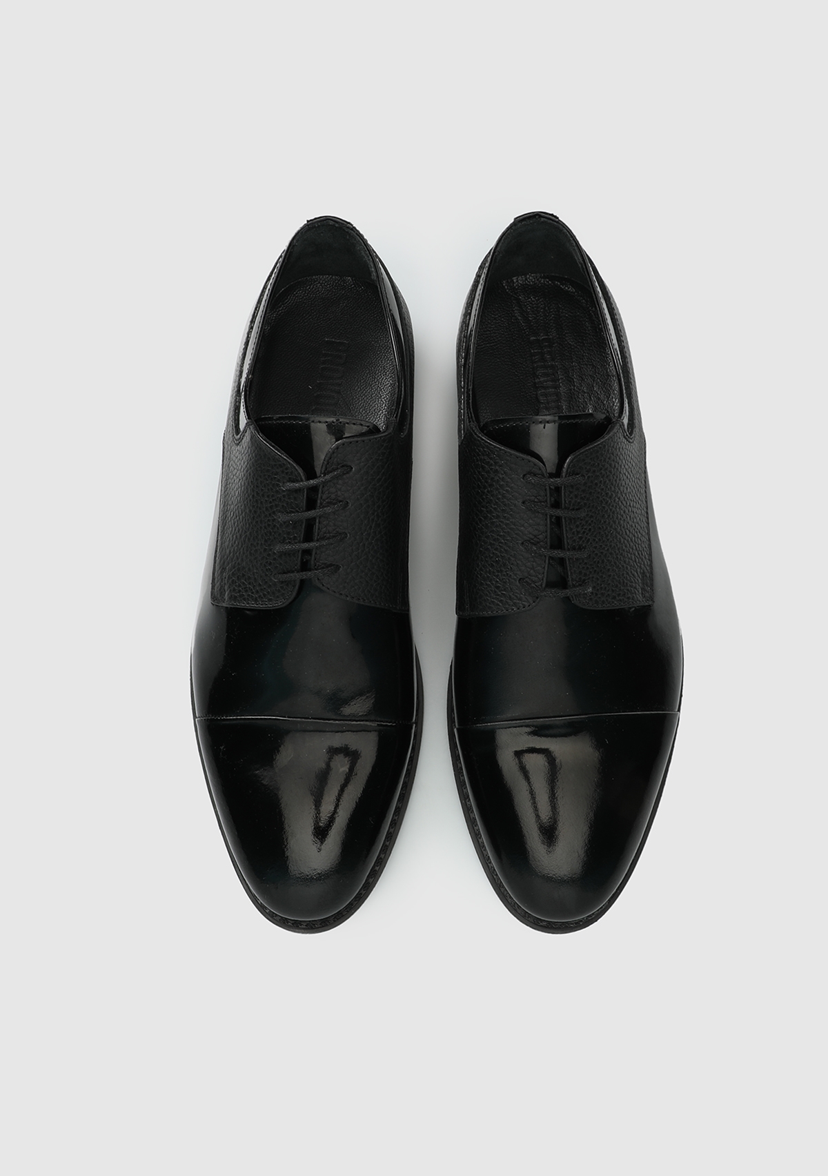 Siyah Deri Erkek Ayakkabı - Görsel 6