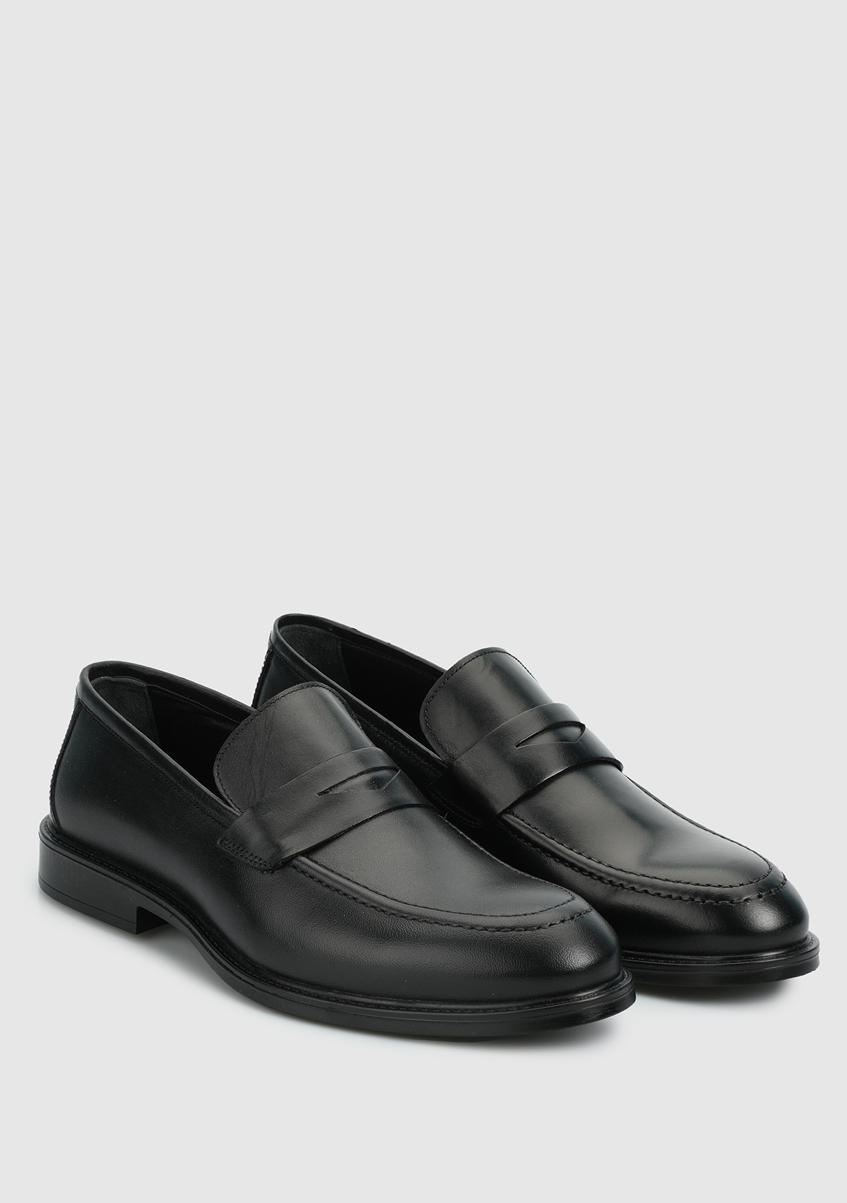 Siyah Deri Erkek Ayakkabı - Görsel 3