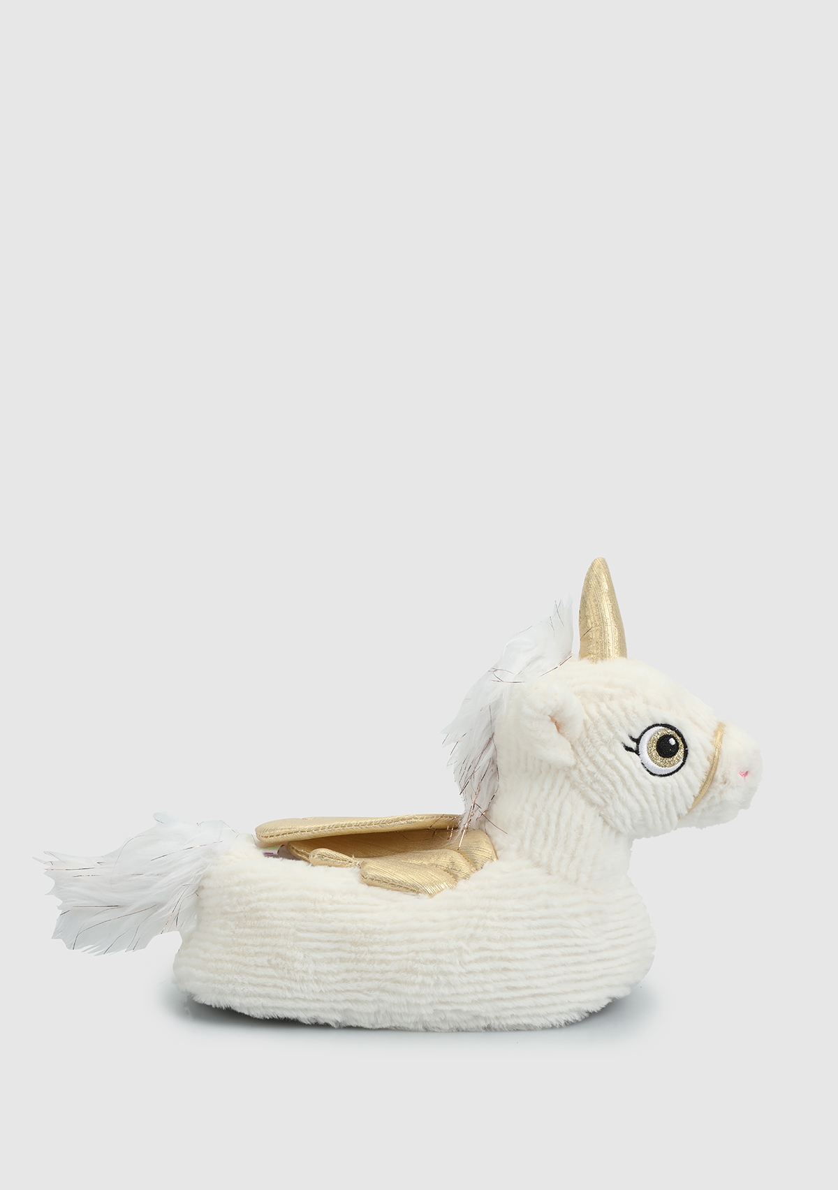 Beyaz Kadın Ev Terliği - Görsel 3