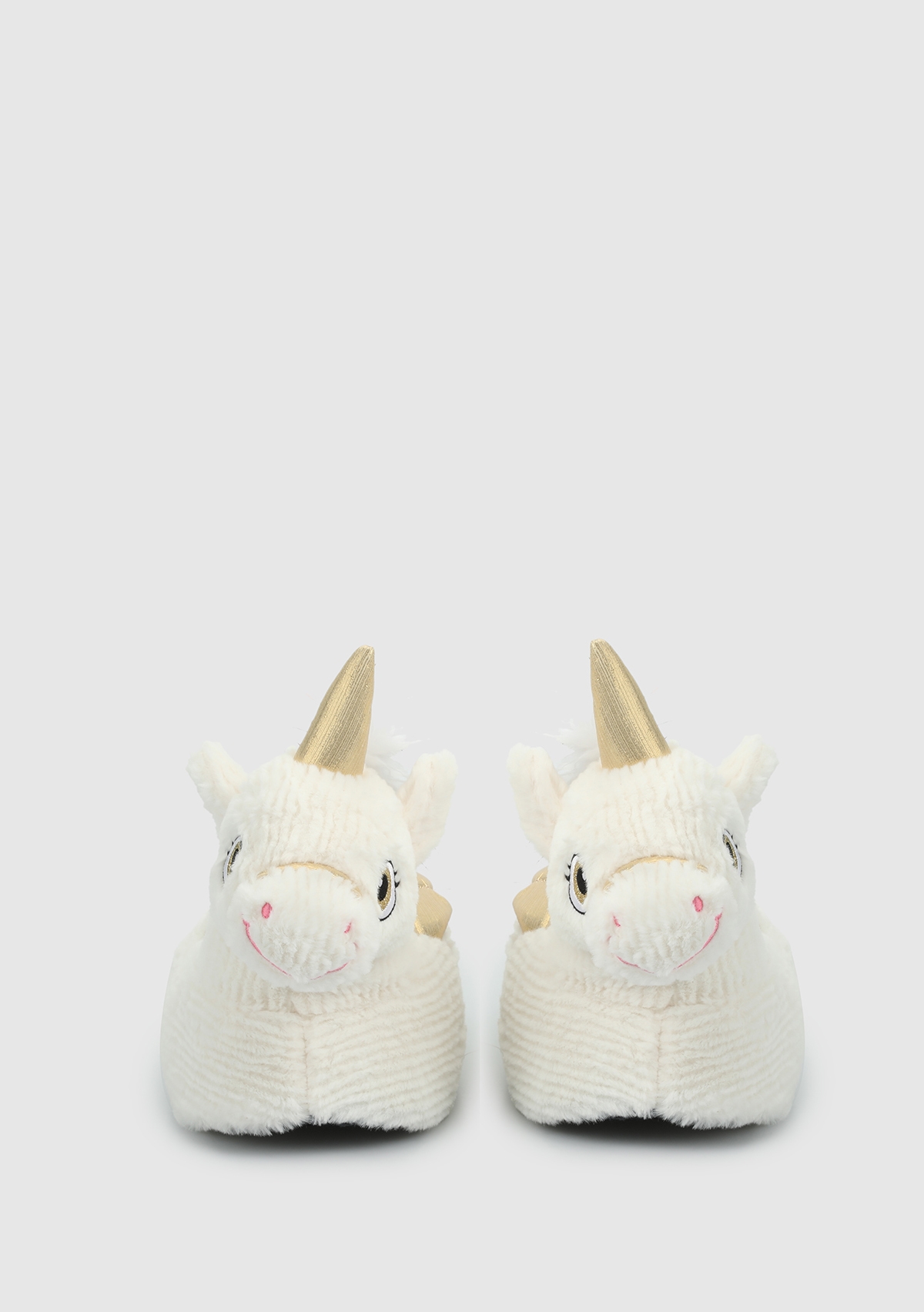 Beyaz Kadın Ev Terliği - Görsel 4