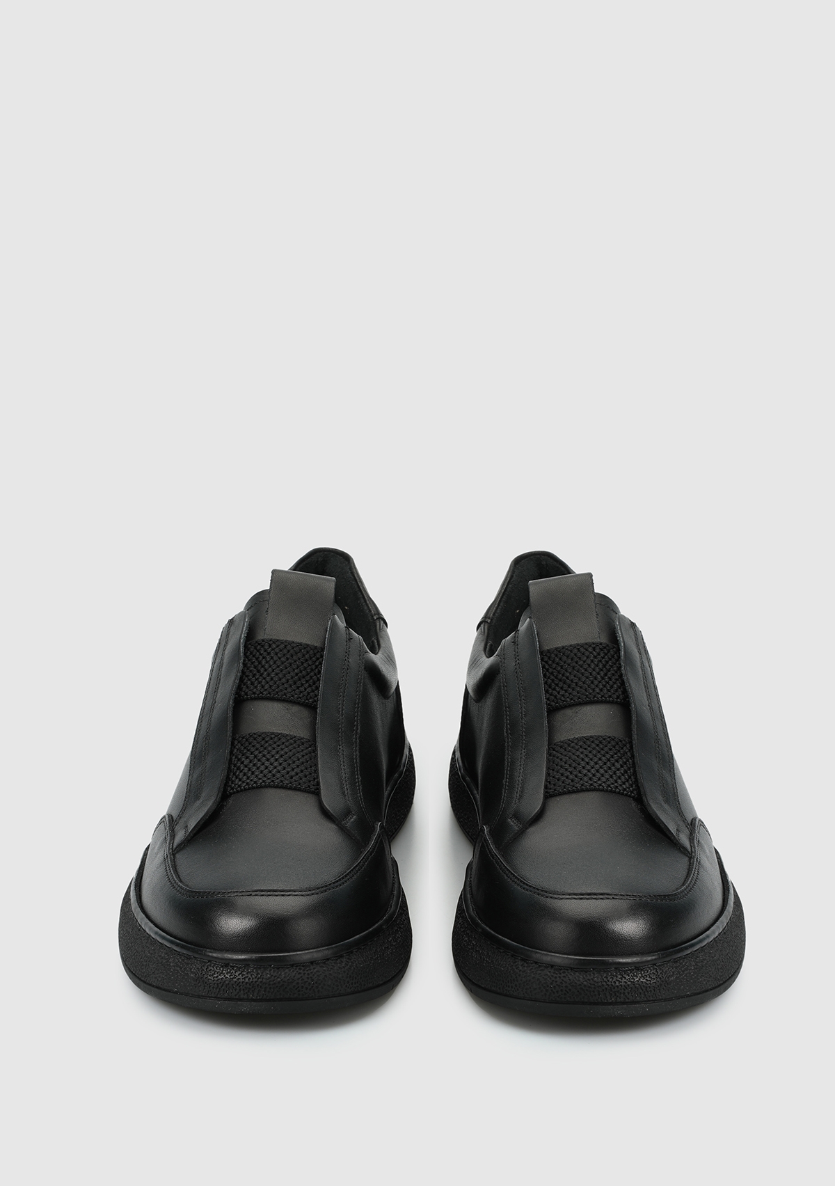 Siyah Deri Erkek Ayakkabı - Görsel 4