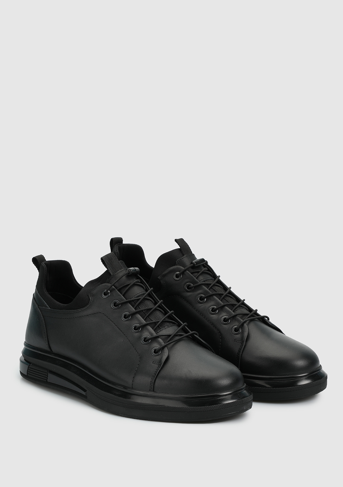 Siyah Deri Erkek Ayakkabı - Görsel 3