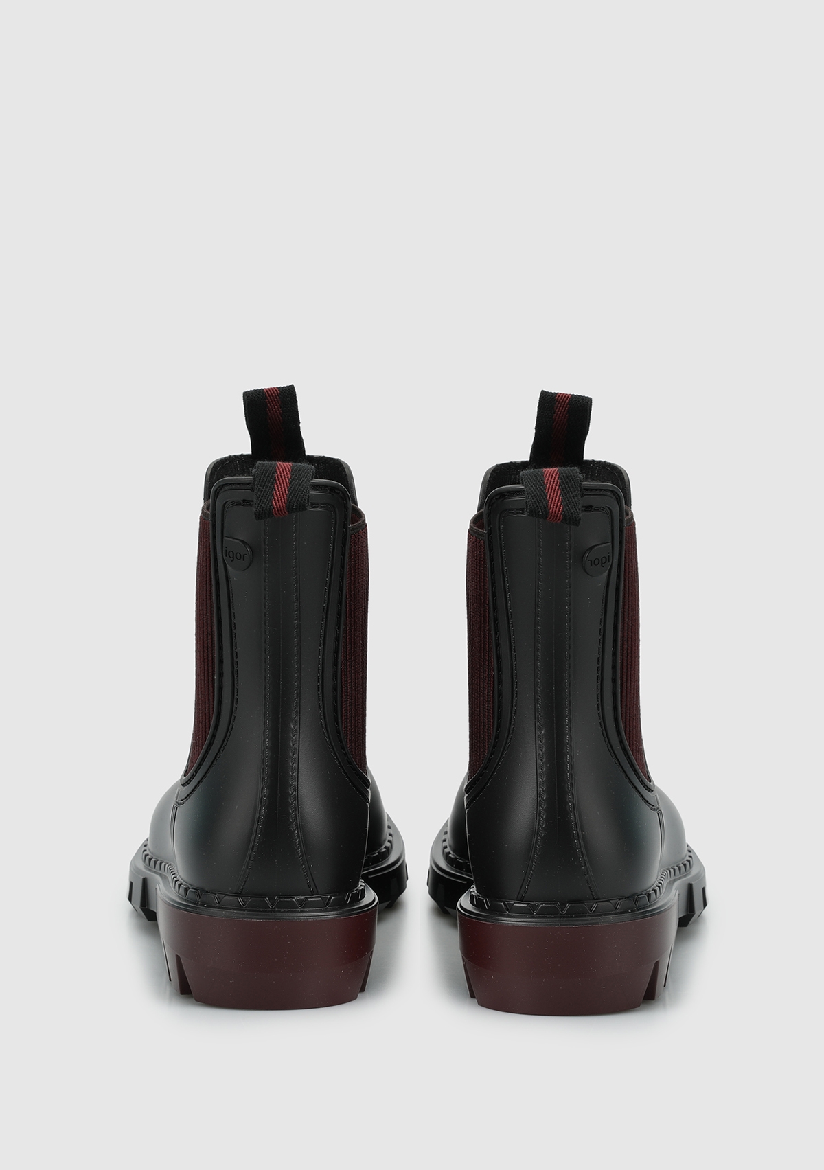 Bordo Kadın Yağmur Botu - Görsel 5