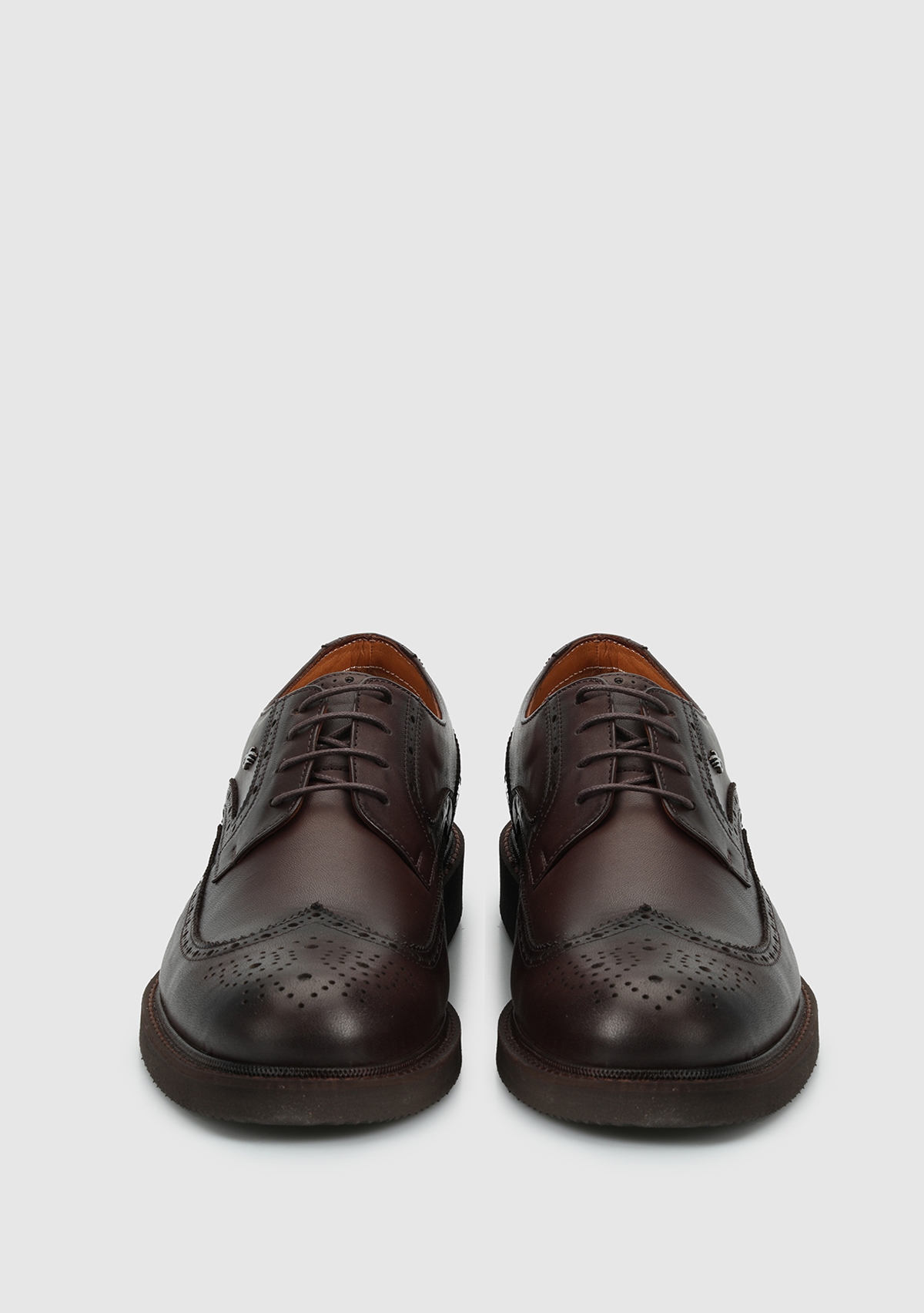 Kahve Deri Erkek Ayakkabı - Görsel 4