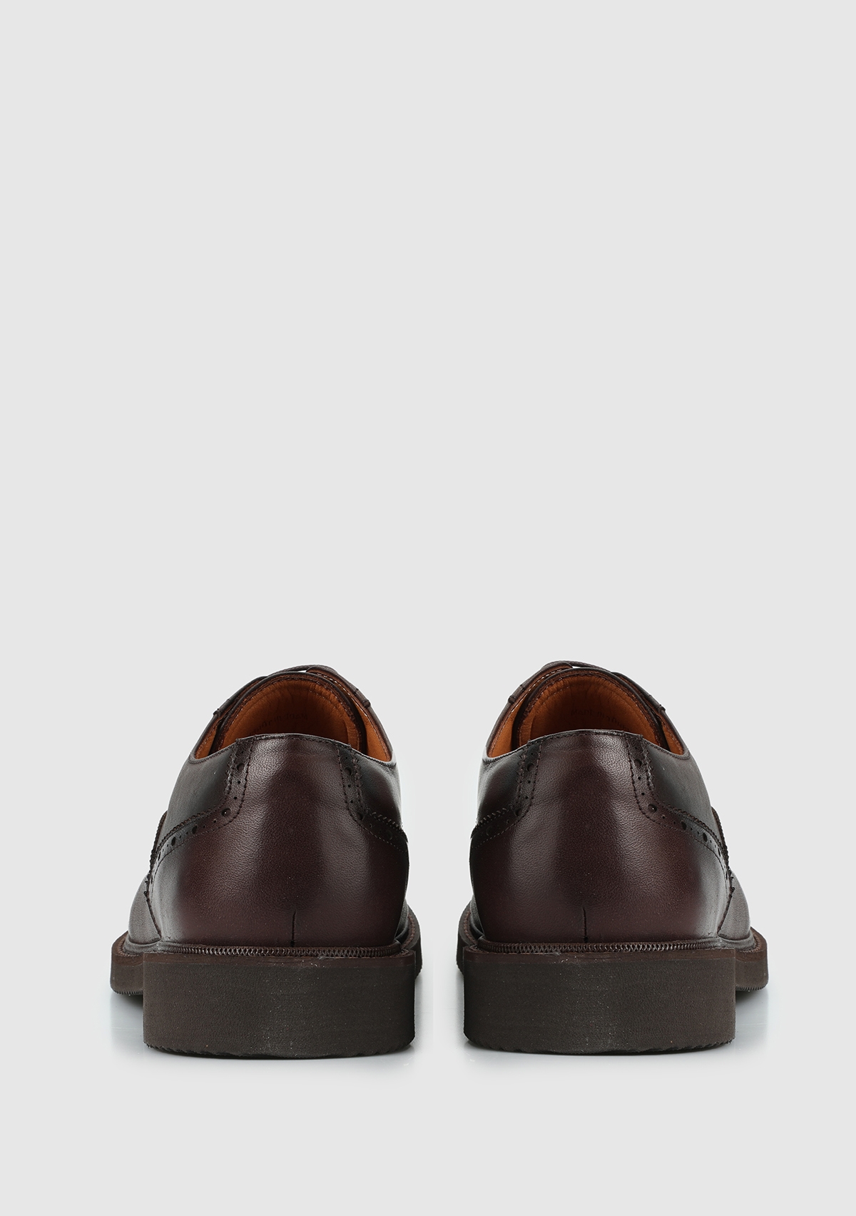 Kahve Deri Erkek Ayakkabı - Görsel 5