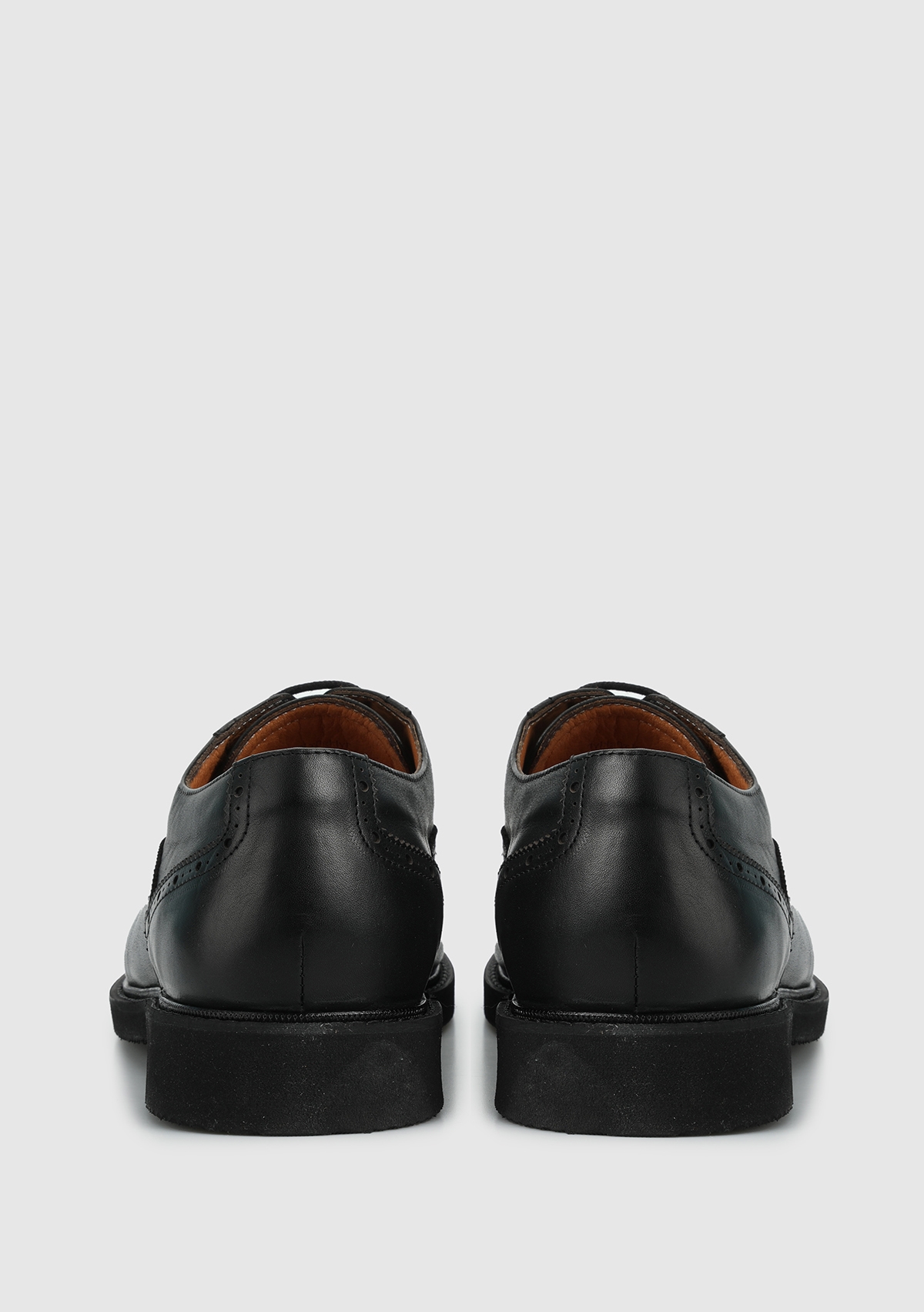 Siyah Deri Erkek Ayakkabı - Görsel 5