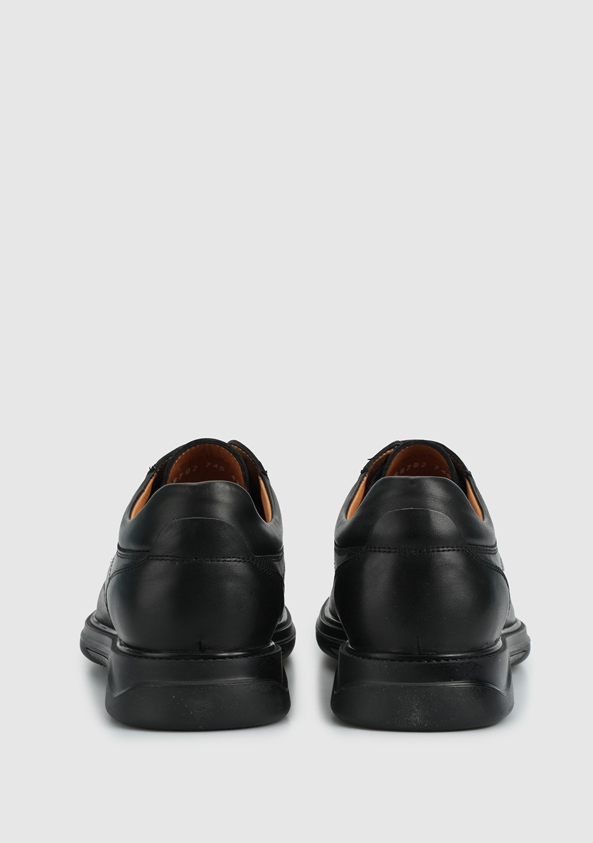 Siyah Deri Erkek Ayakkabı - Görsel 5