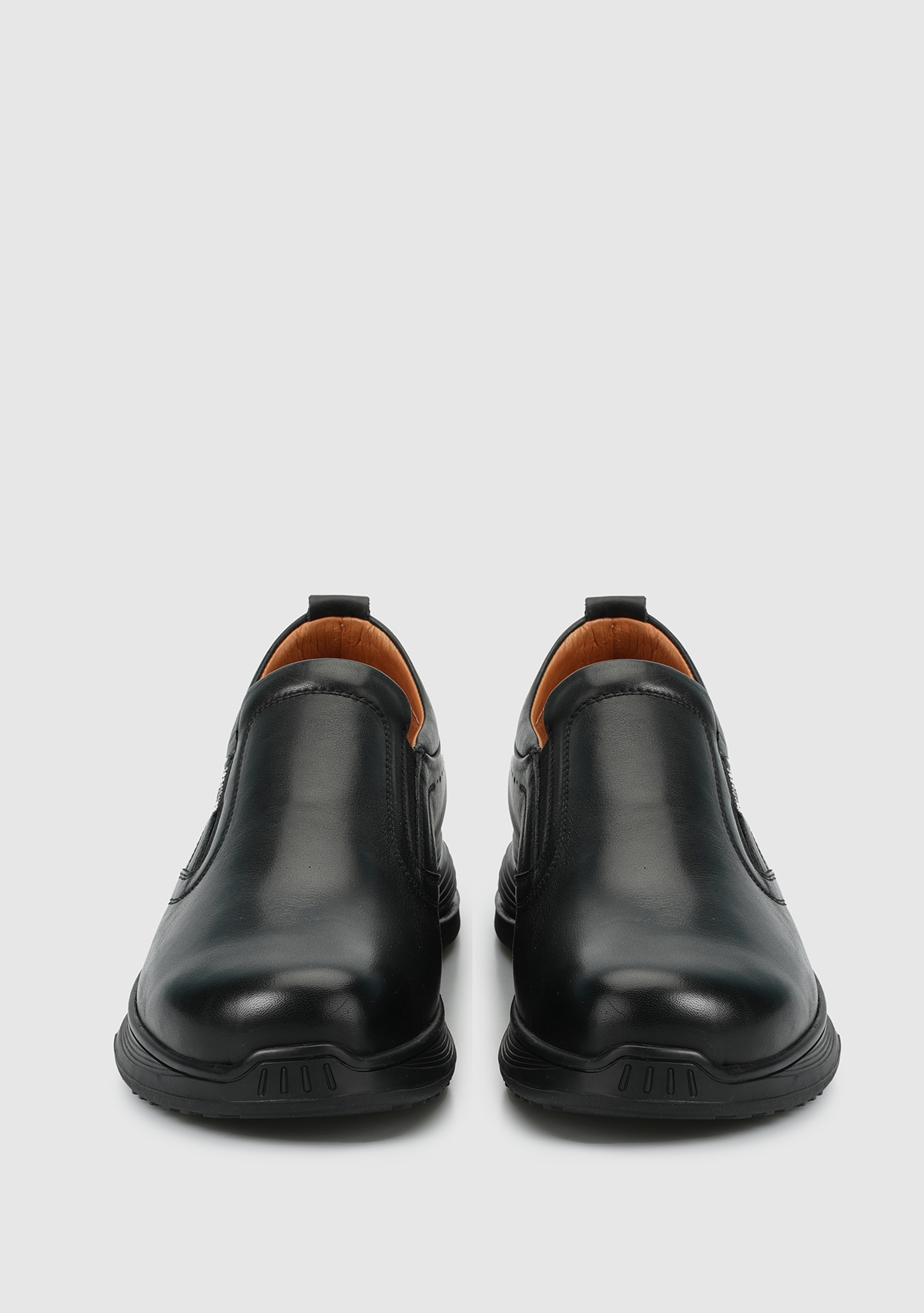 Siyah Deri Erkek Ayakkabı - Görsel 4
