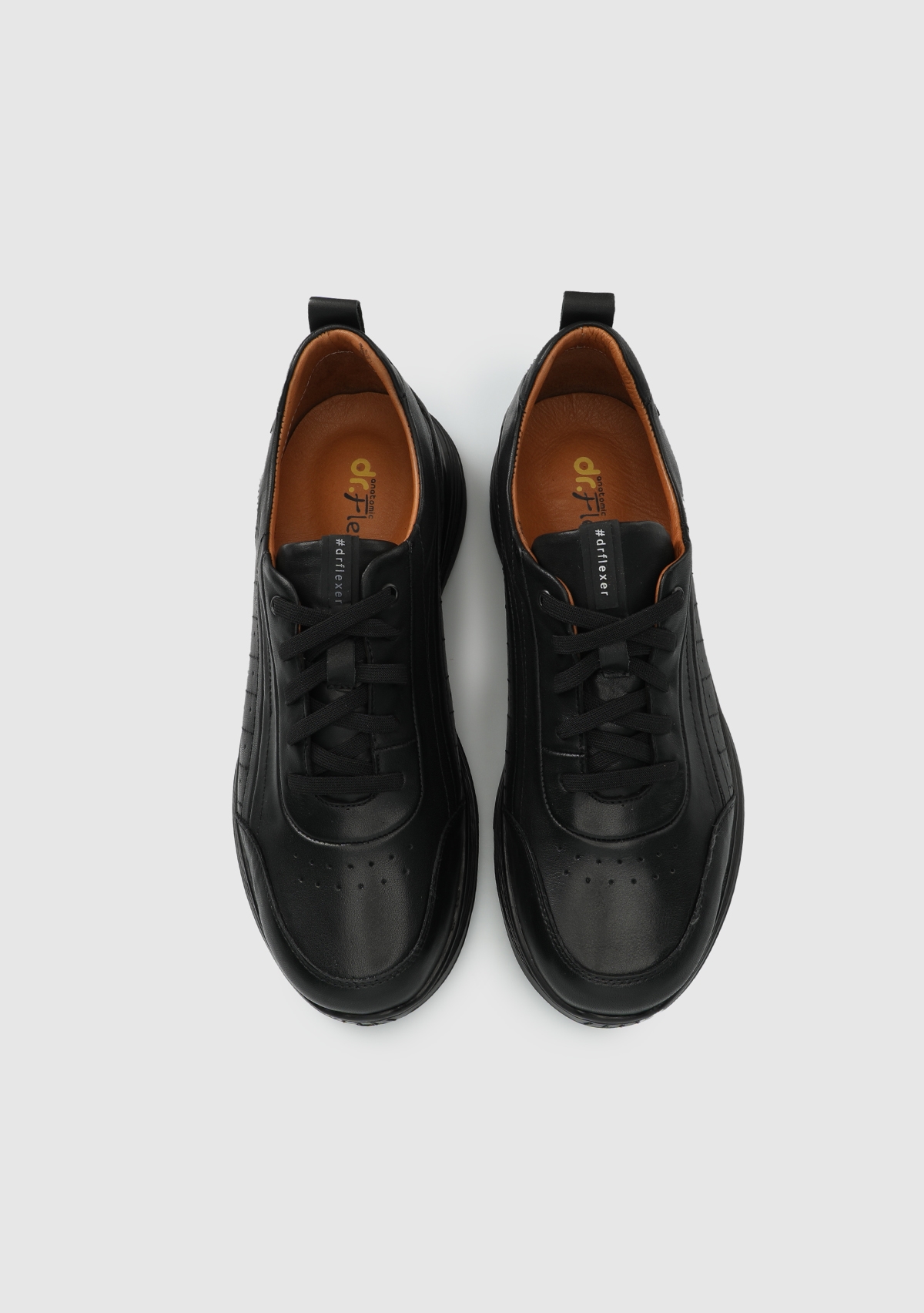 Siyah Deri Erkek Ayakkabı - Görsel 6