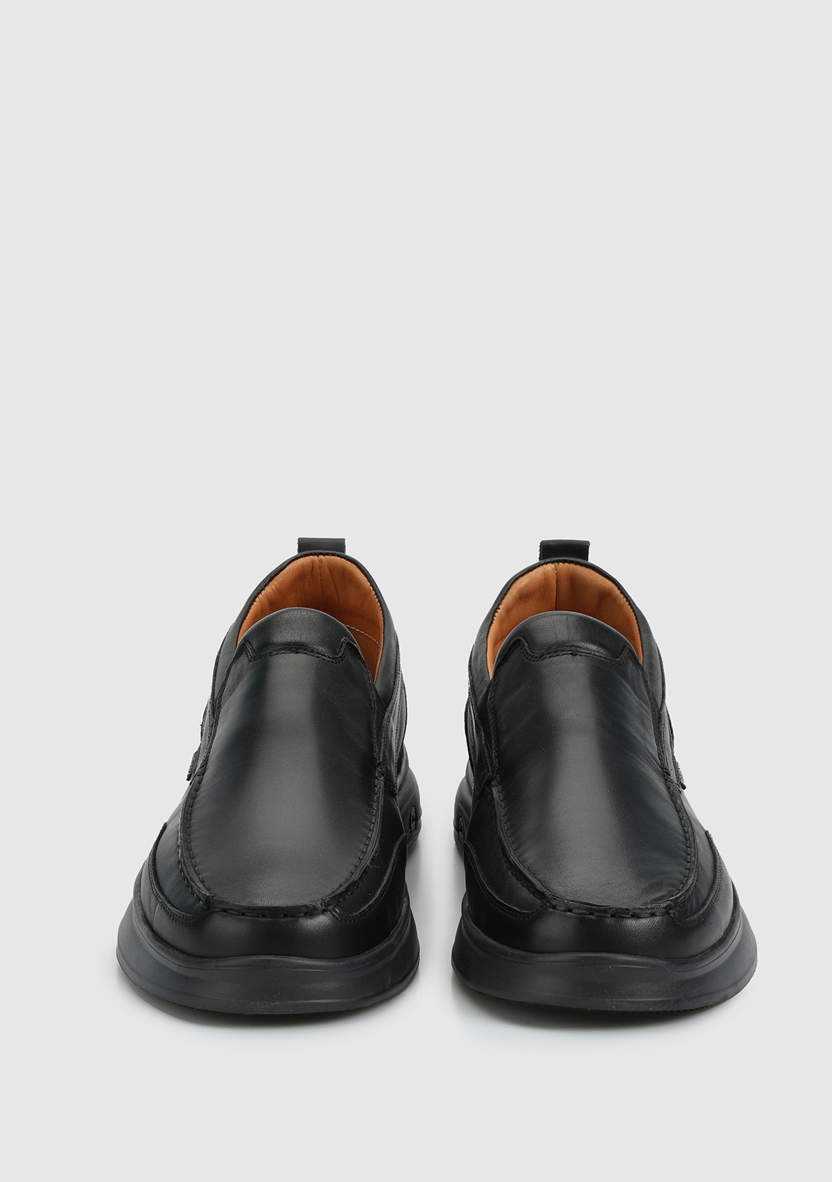 Siyah Deri Erkek Ayakkabı - Görsel 4