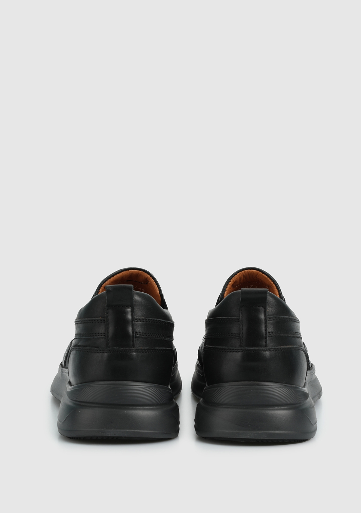 Siyah Deri Erkek Ayakkabı - Görsel 5