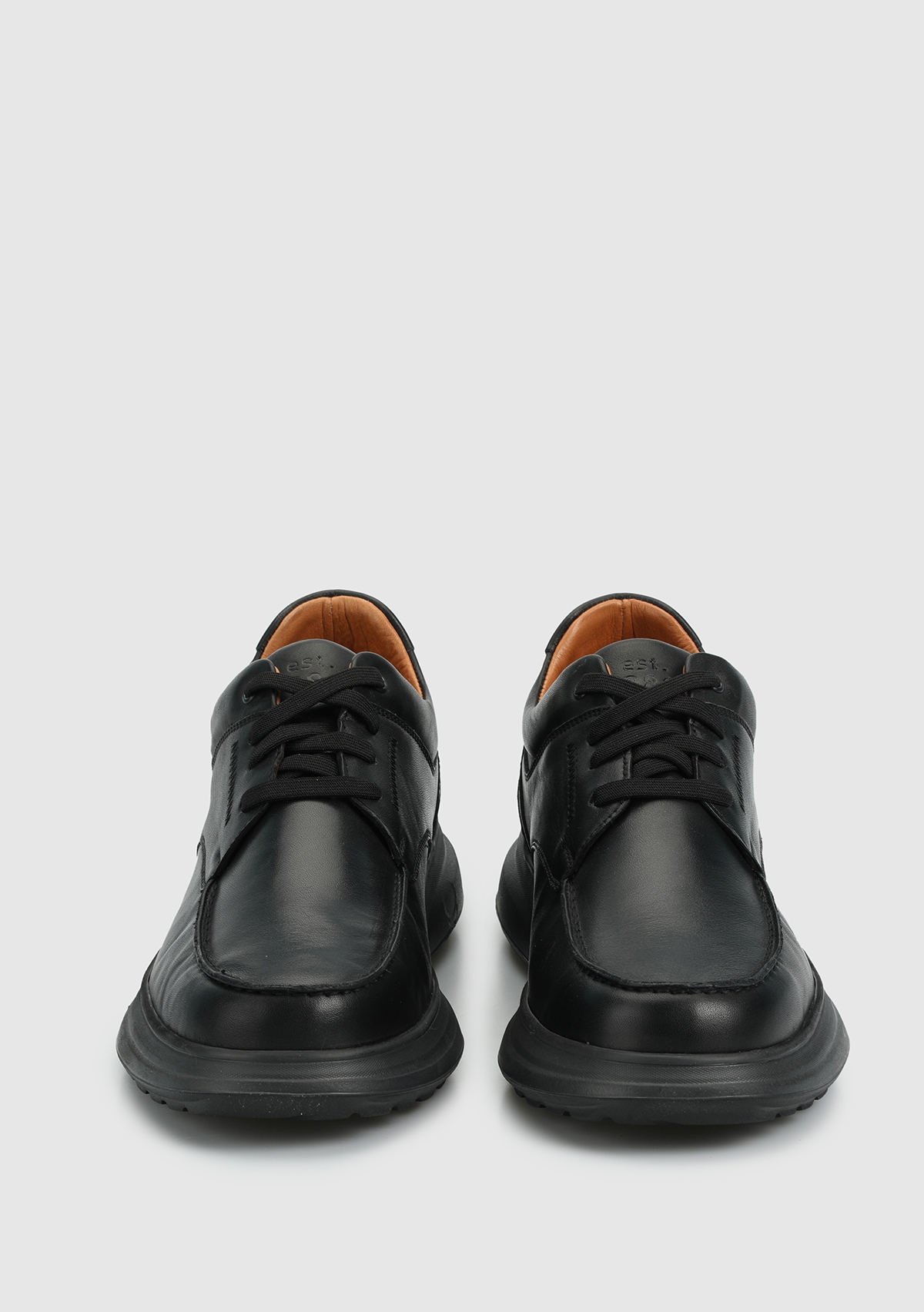 Siyah Deri Erkek Ayakkabı - Görsel 4