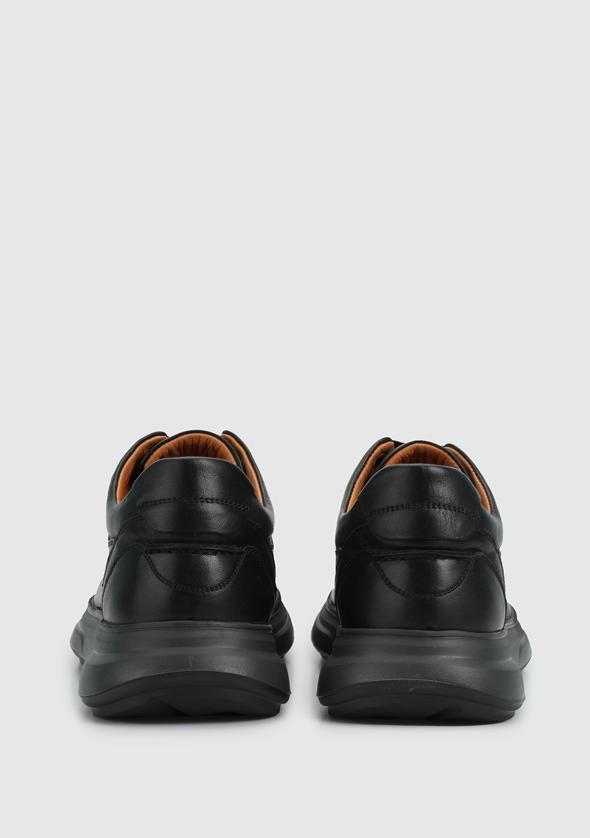 Siyah Deri Erkek Ayakkabı - Görsel 5