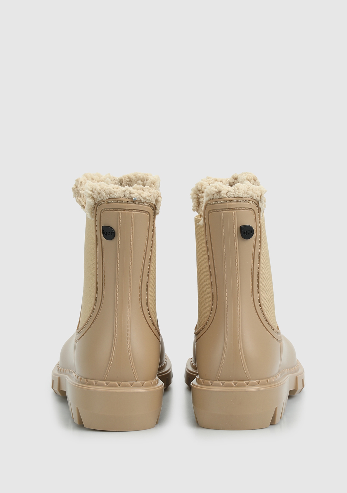 Bej Kadın Yağmur Botu - Görsel 5