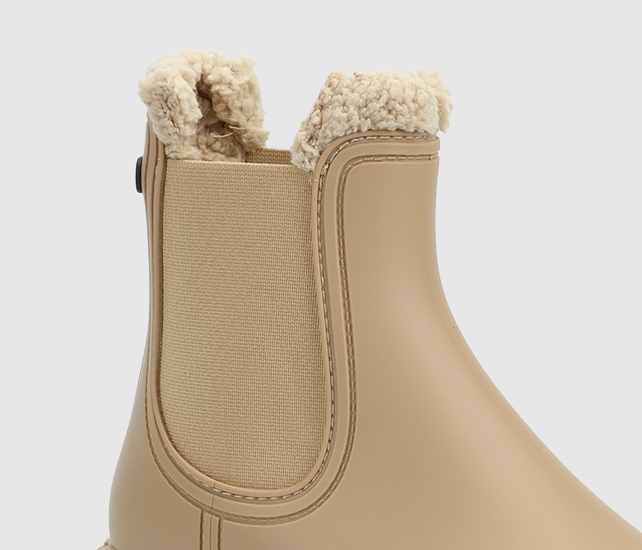 Bej Kadın Yağmur Botu - Görsel 6