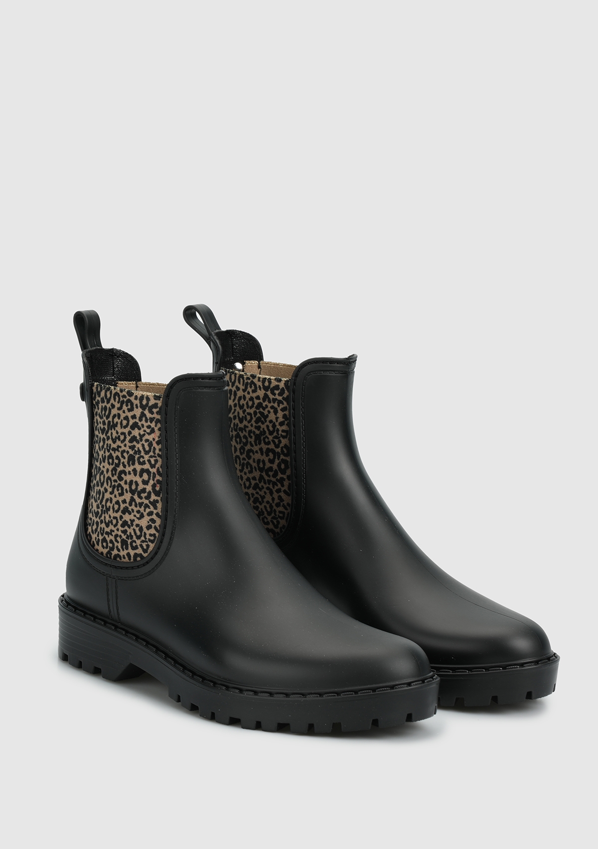 Siyah Kadın Yağmur Botu - Görsel 3