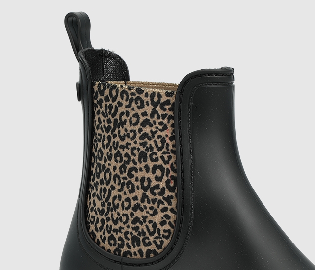 Siyah Kadın Yağmur Botu - Görsel 6