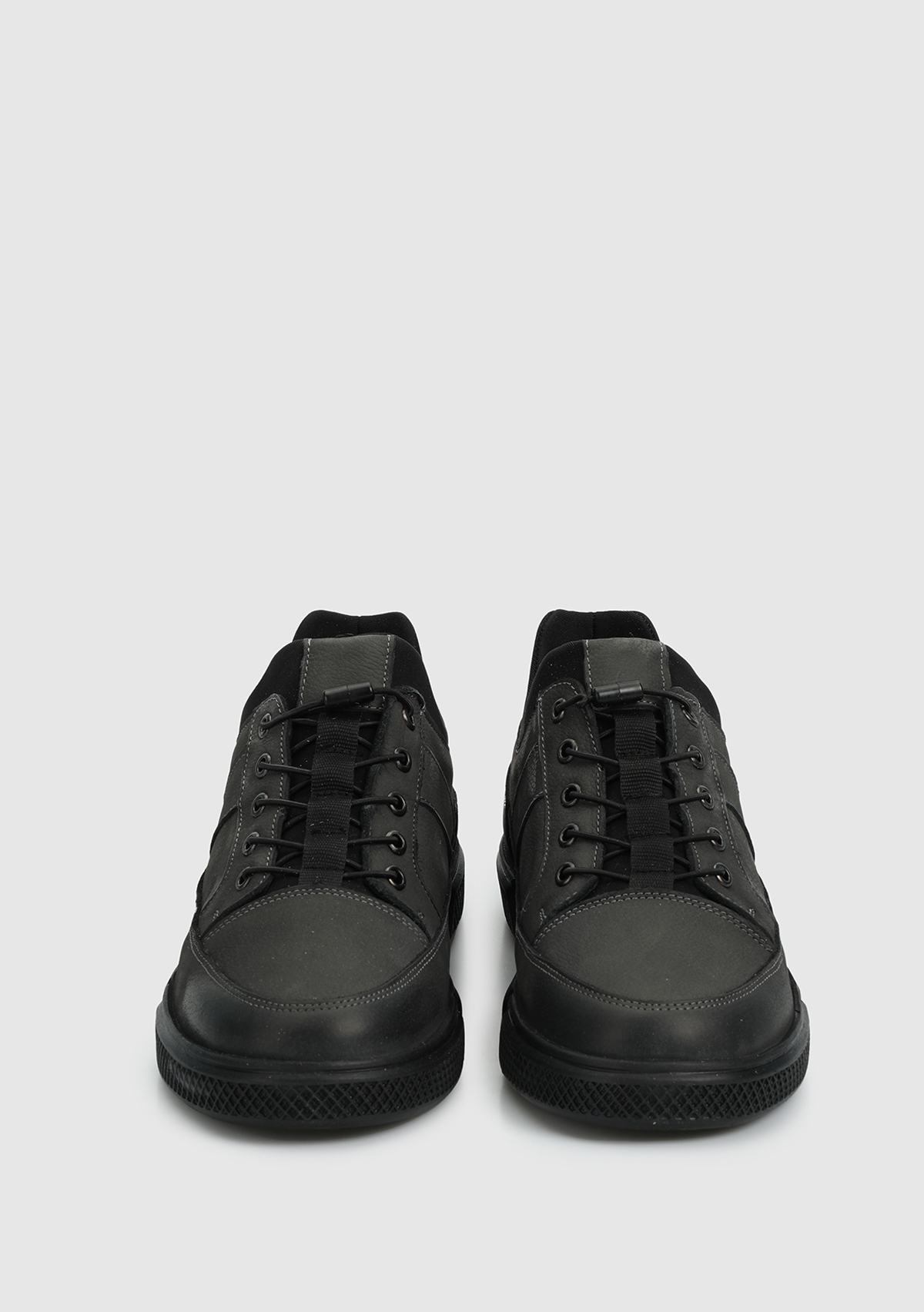 Gri Deri Erkek Ayakkabı - Görsel 4