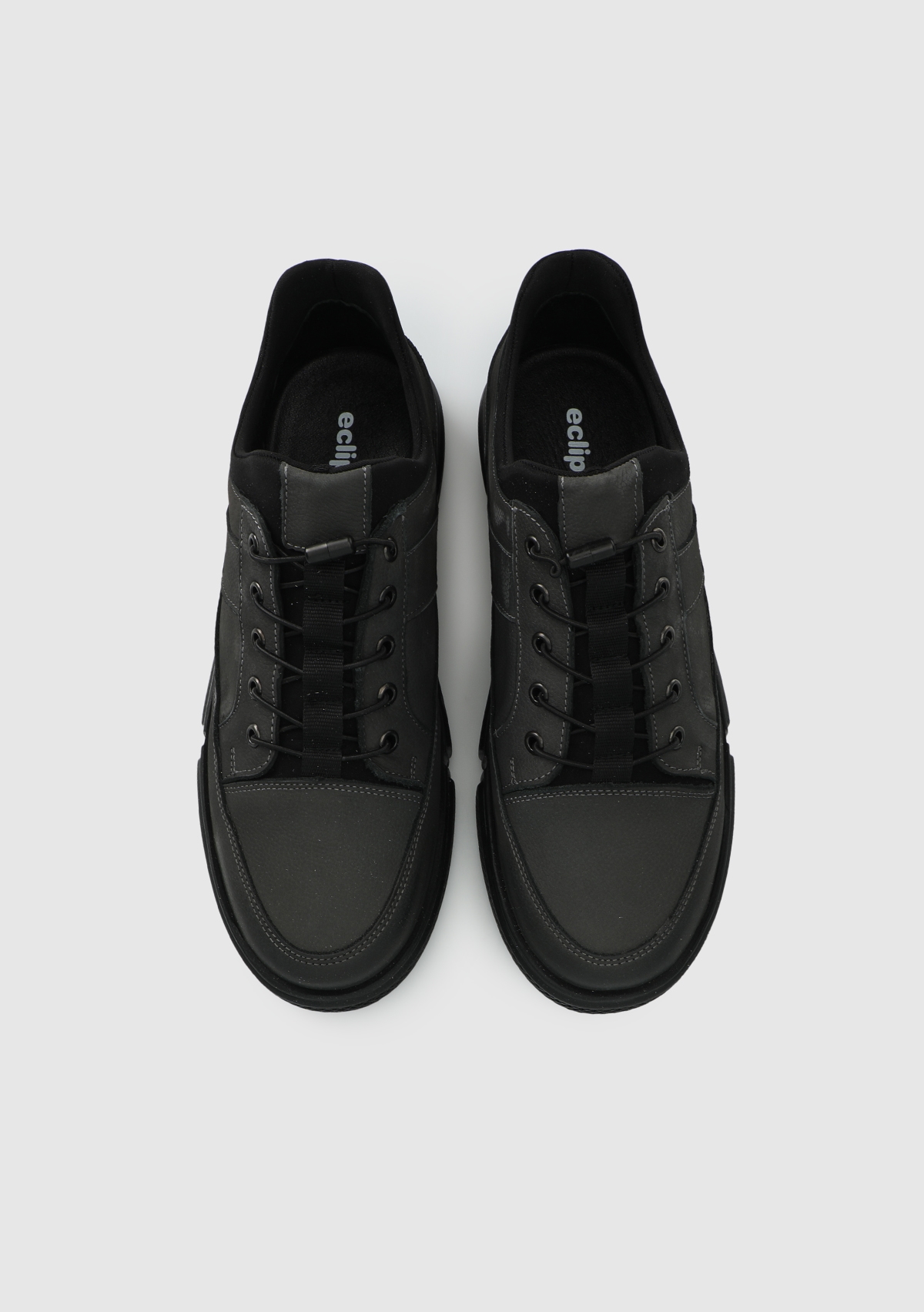 Gri Deri Erkek Ayakkabı - Görsel 6