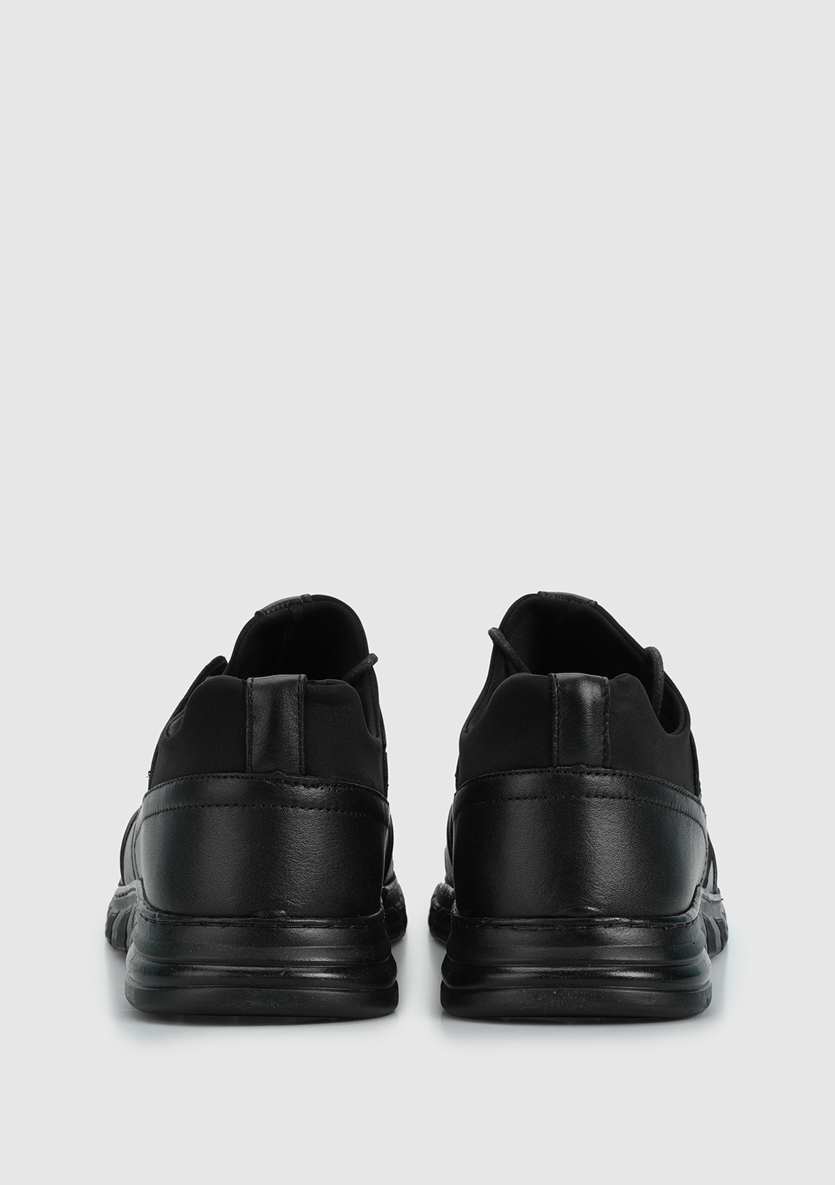 Siyah Deri Erkek Ayakkabı - Görsel 5